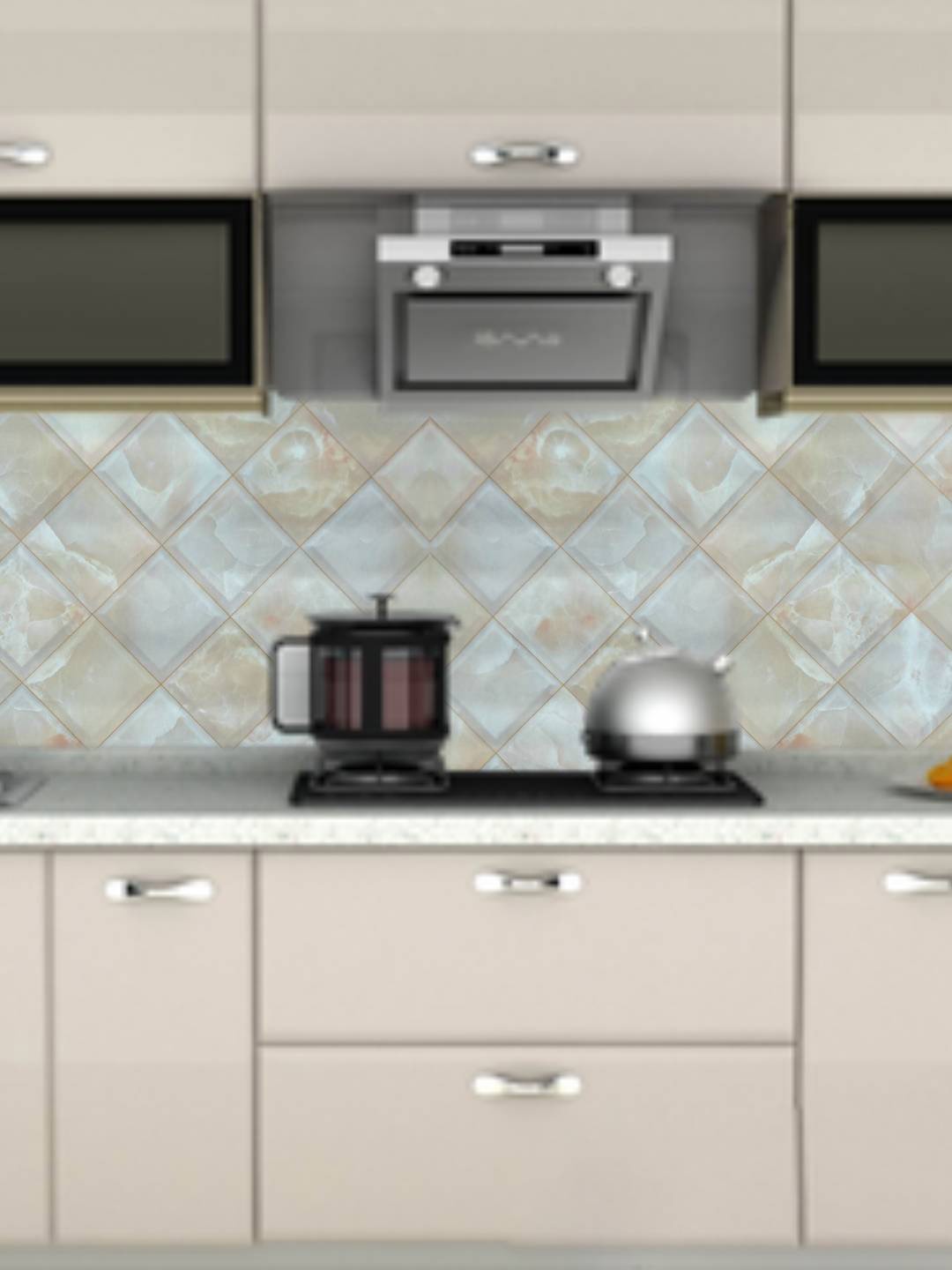 

Jaamso Royals Cream-Colored Self Adhesive Wallpaper