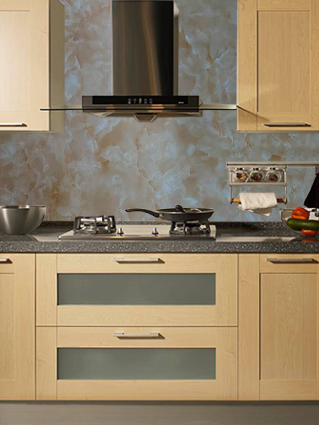 

Jaamso Royals Cream-Coloured Marble Self Adhesive Wallpaper