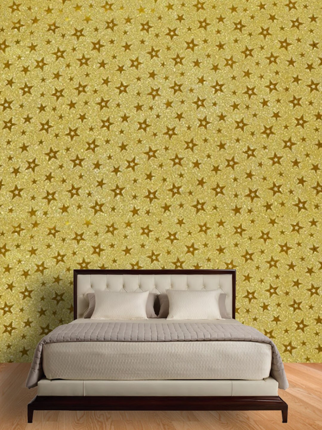 

Jaamso Royals Yellow Star Printed Self-Adhesive Wall Sticker