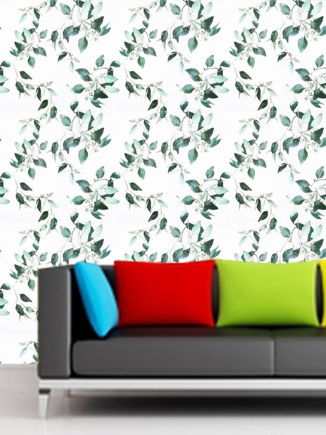 

Jaamso Royals White & Green Leaves Printed Self-Adhesive Wall Sticker