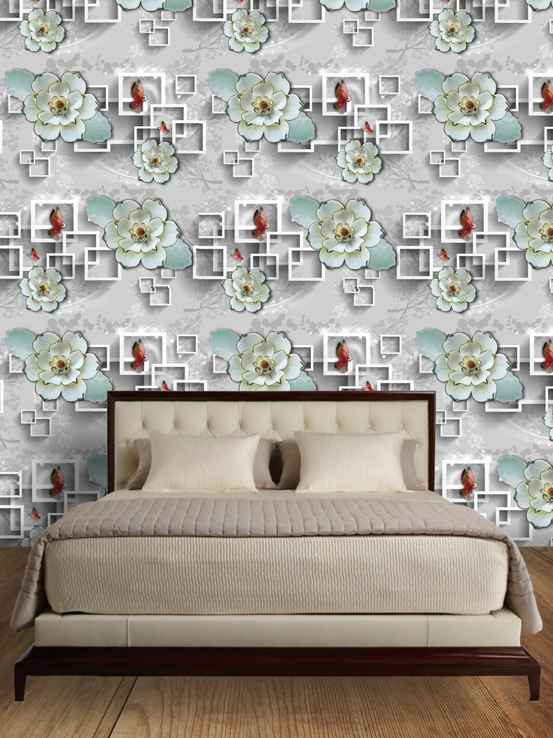 

Jaamso Royals Grey Printed Self-Adhesive Wall Sticker