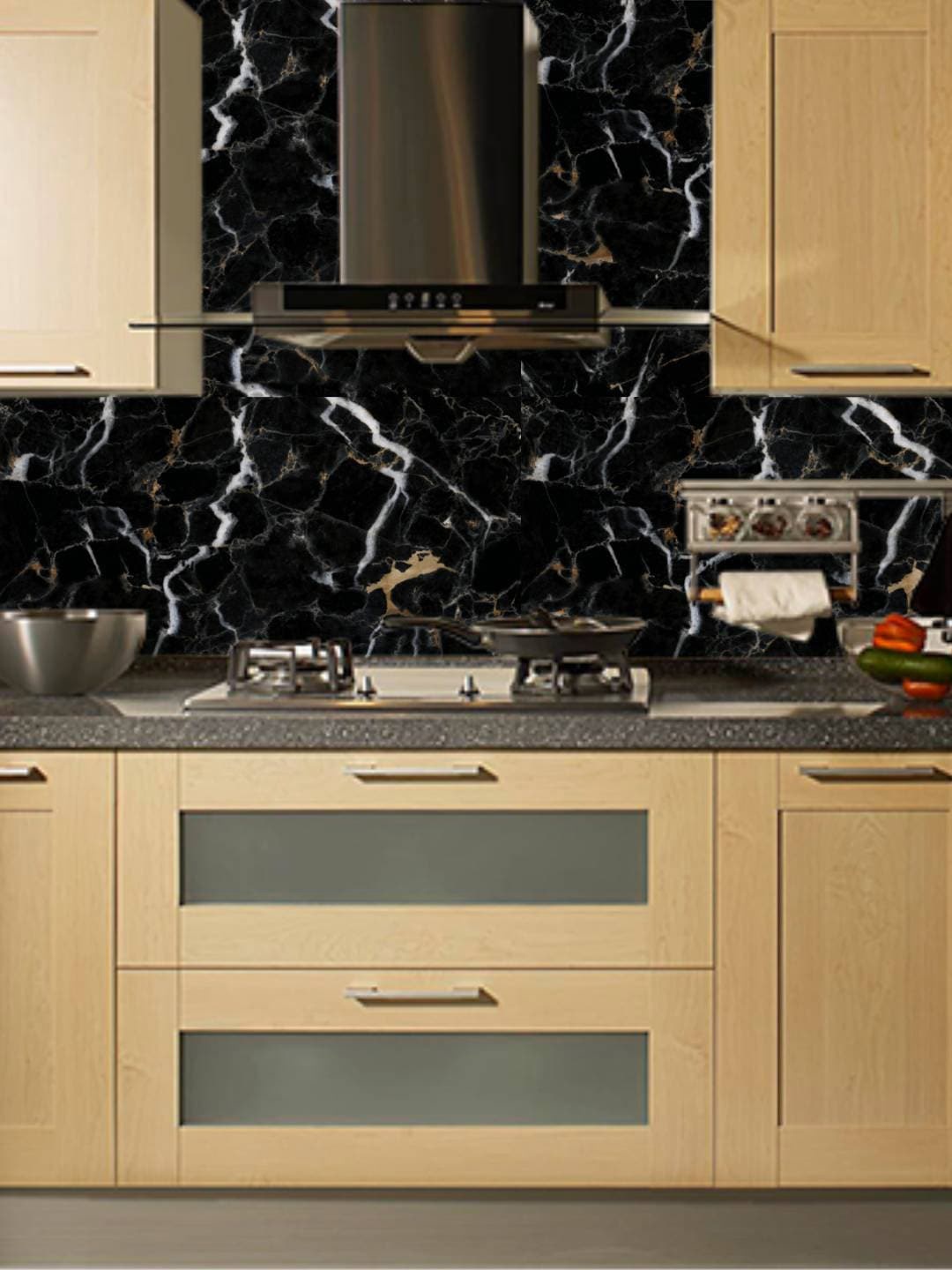 

Jaamso Royals Black Printed Self-Adhesive Wall Sticker