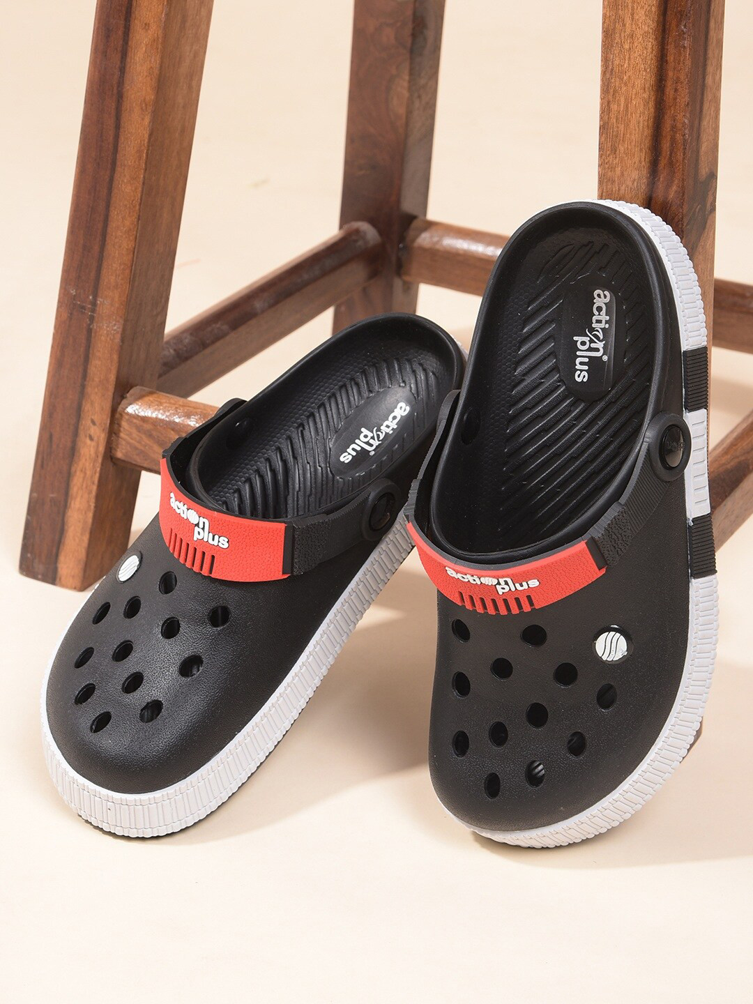 

Action Men Rubber Clogs, Black