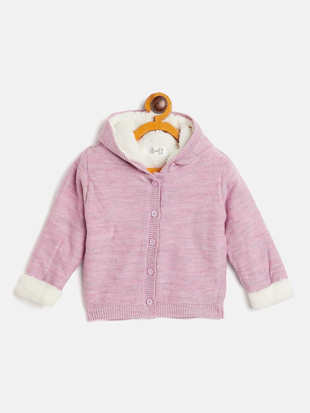 

JWAAQ Girls Long Sleeves Cardigan, Mauve