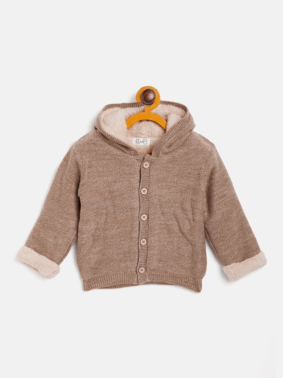 

JWAAQ Kids Cable Knit Cardigan, Brown