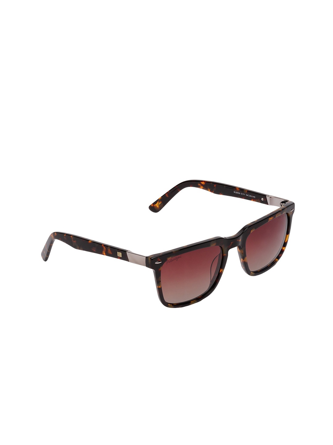 

Guy Laroche Men Rectangle Sunglasses With UV Protected Lens, Brown