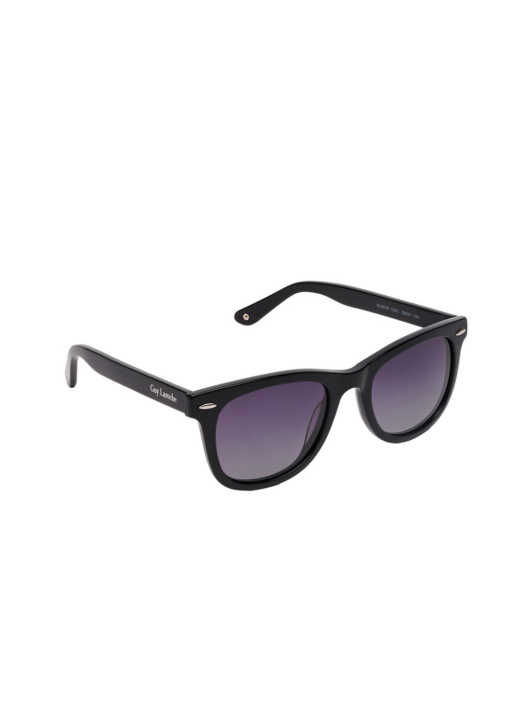 

Guy Laroche Men Wayfarer Sunglasses with UV Protected Lens GLS018 C021, Purple