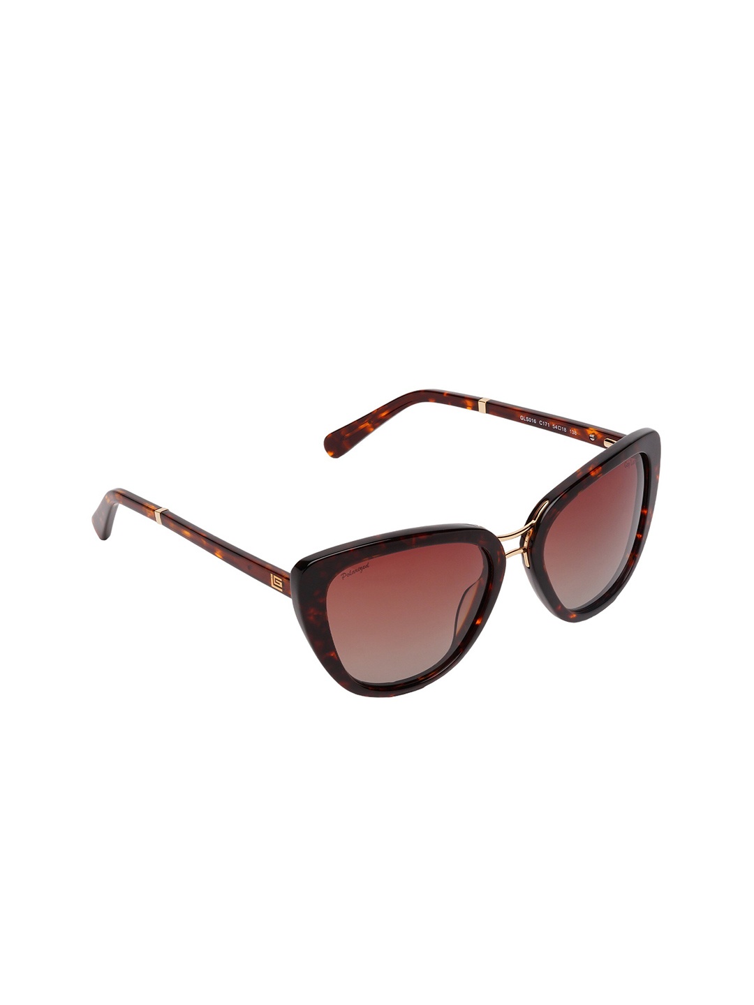 

Guy Laroche Women Butterfly Sunglasses with UV Protected Lens GLS016 C171, Brown