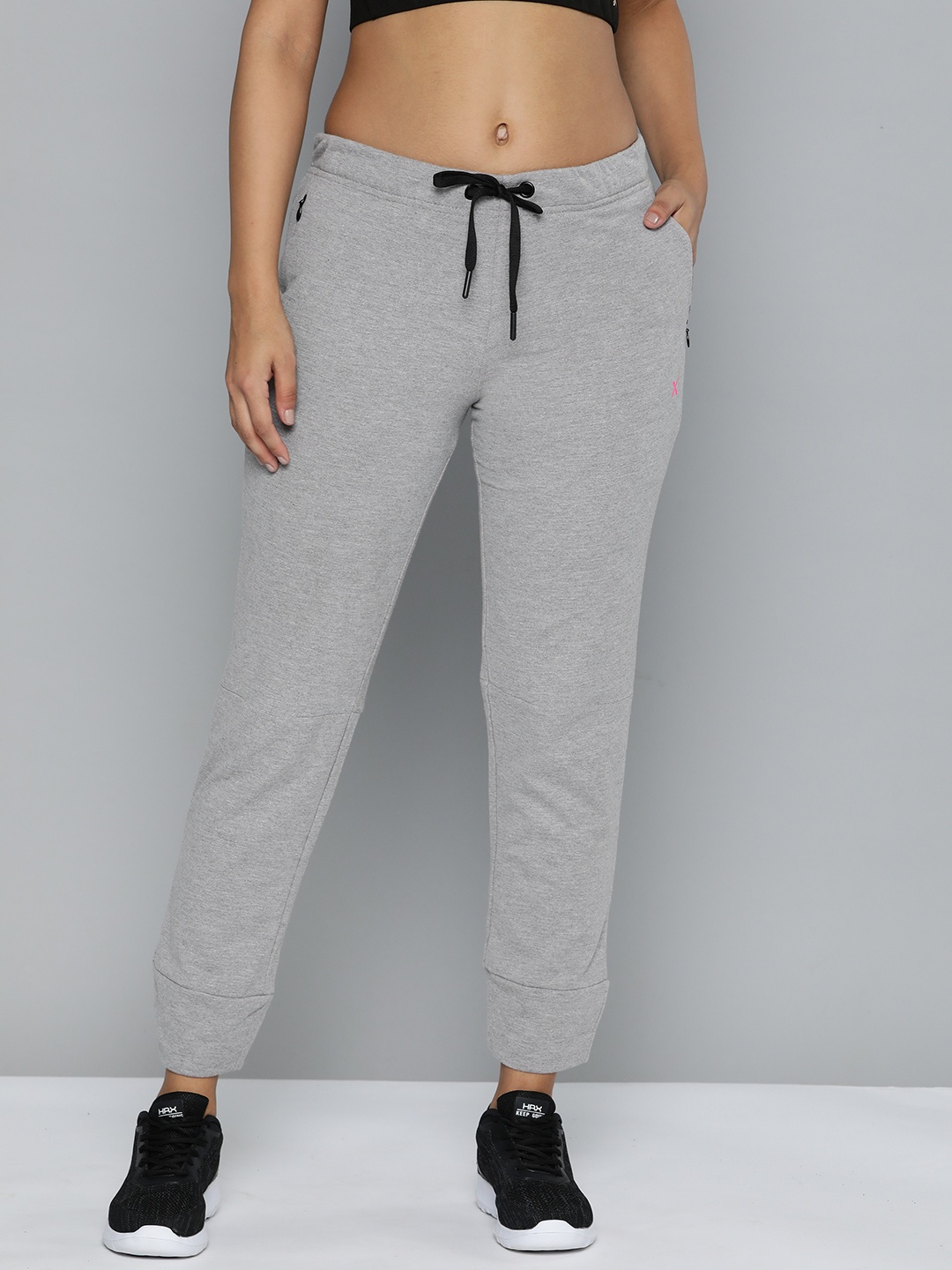 

HRX by Hrithik Roshan Women Solid Track Pants, Grey