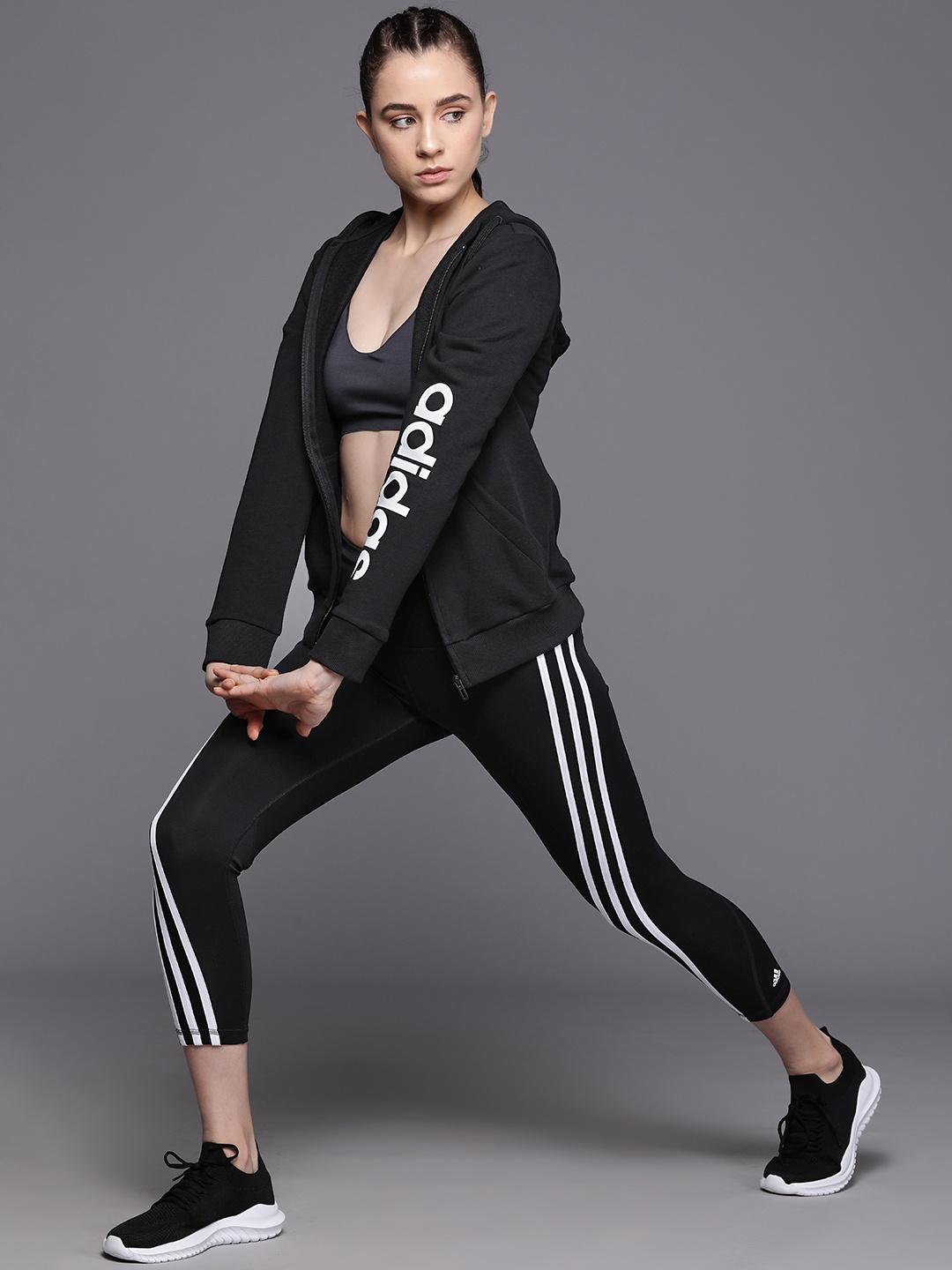 

ADIDAS Women Optime Training Icons 7/8 Tights, Black