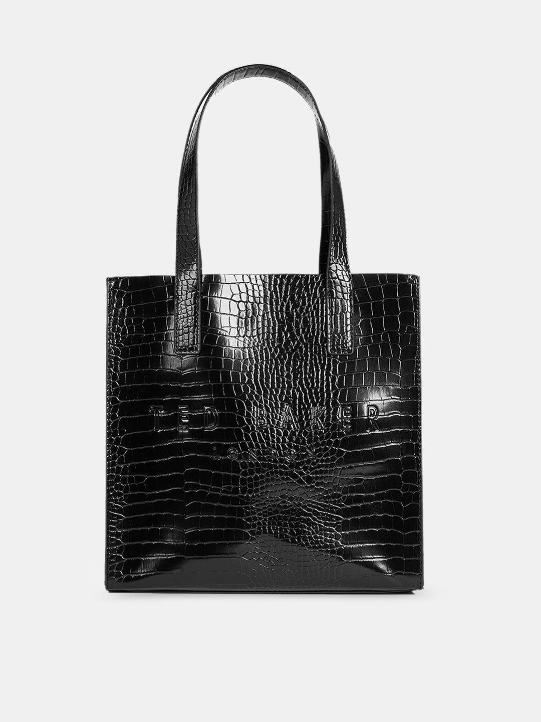 

Ted Baker Textured PU Oversized Shopper Tote Bag, Black