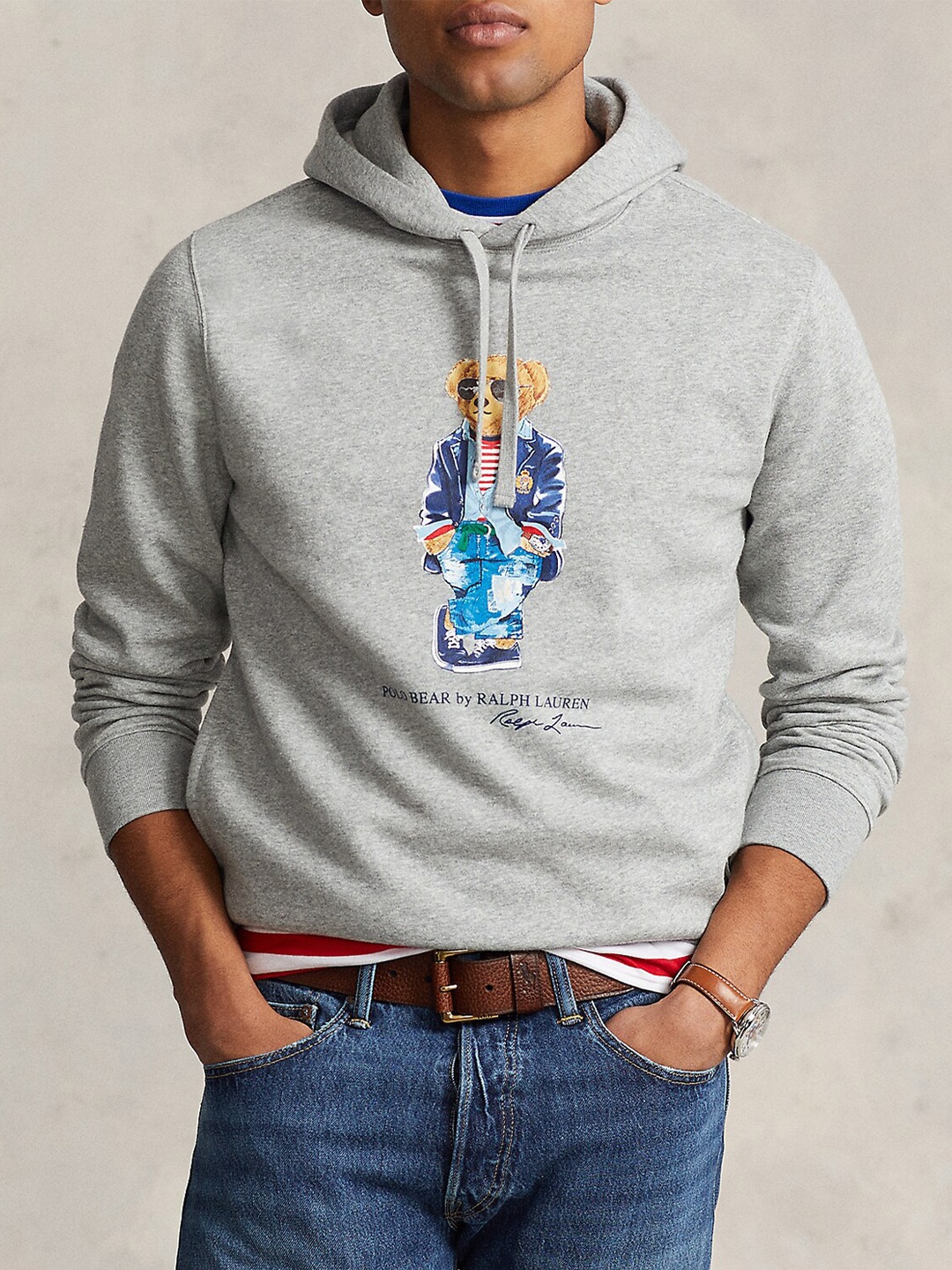 

Polo Ralph Lauren Polo Bear Printed Pullover Sweatshirt, Grey