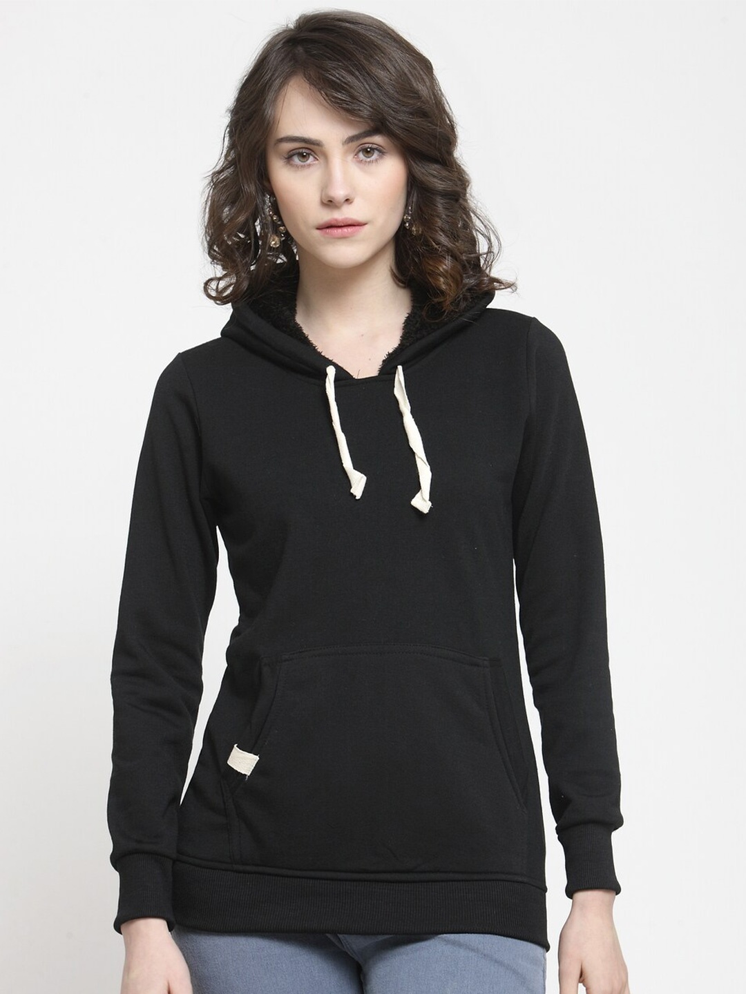 

BAESD Hooded Fleece Pullover Sweatshirt, Black
