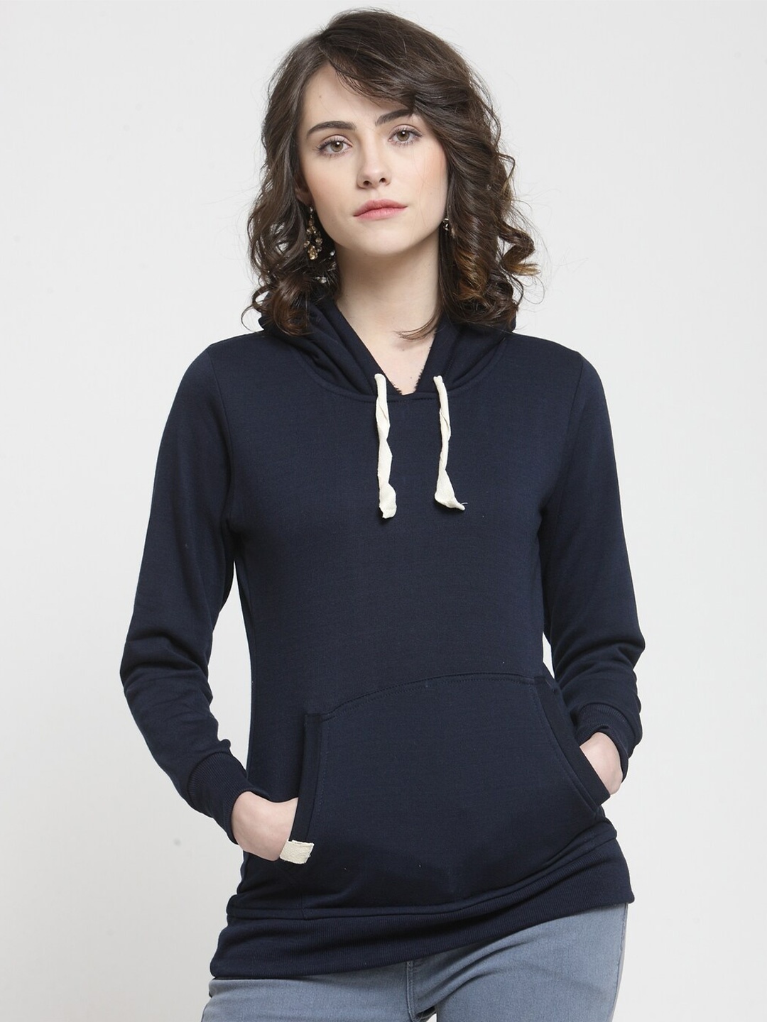 

BAESD Hooded Fleece Pullover Sweatshirt, Blue