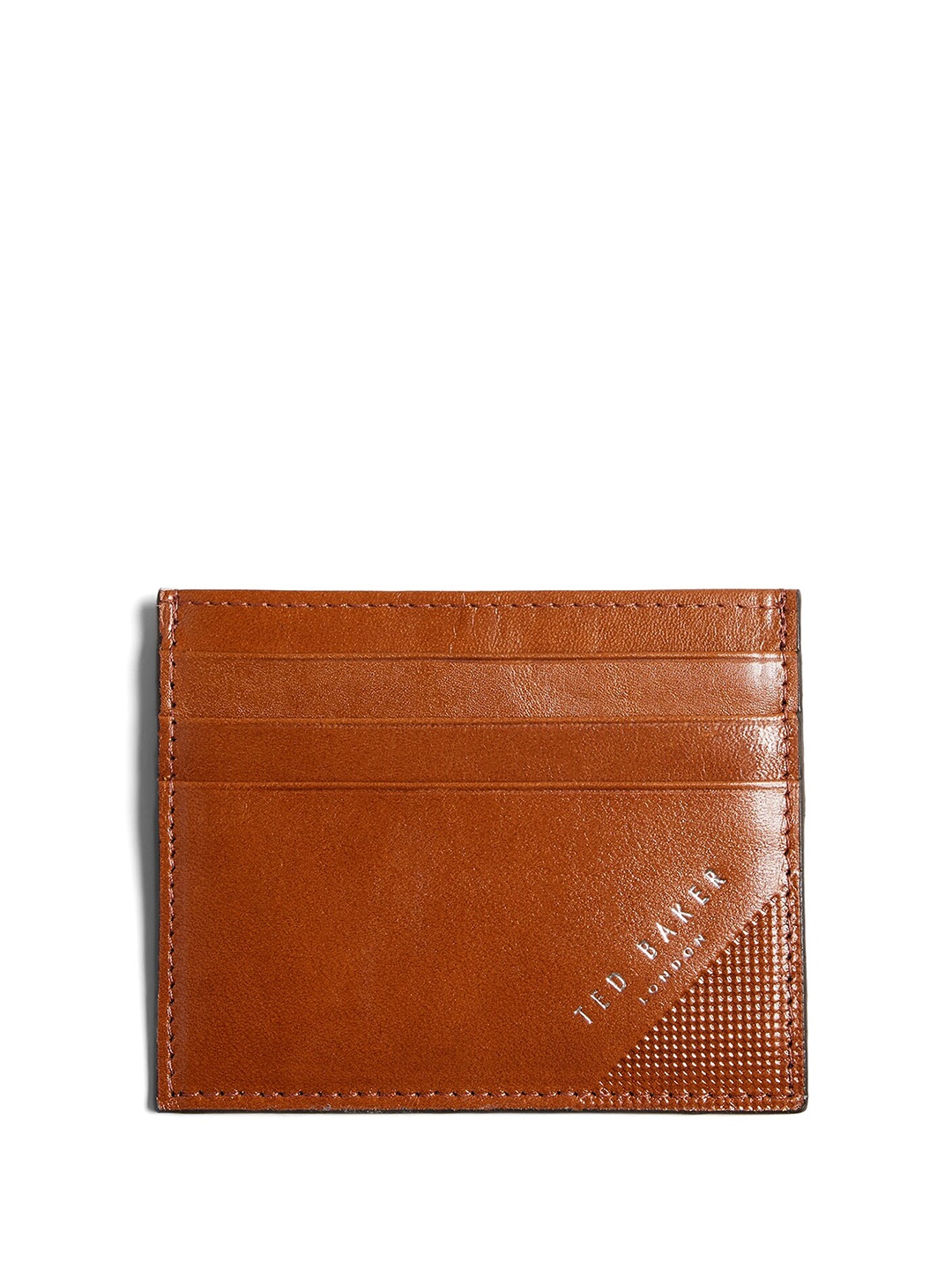 

Ted Baker Men Leather Card Holder, Tan