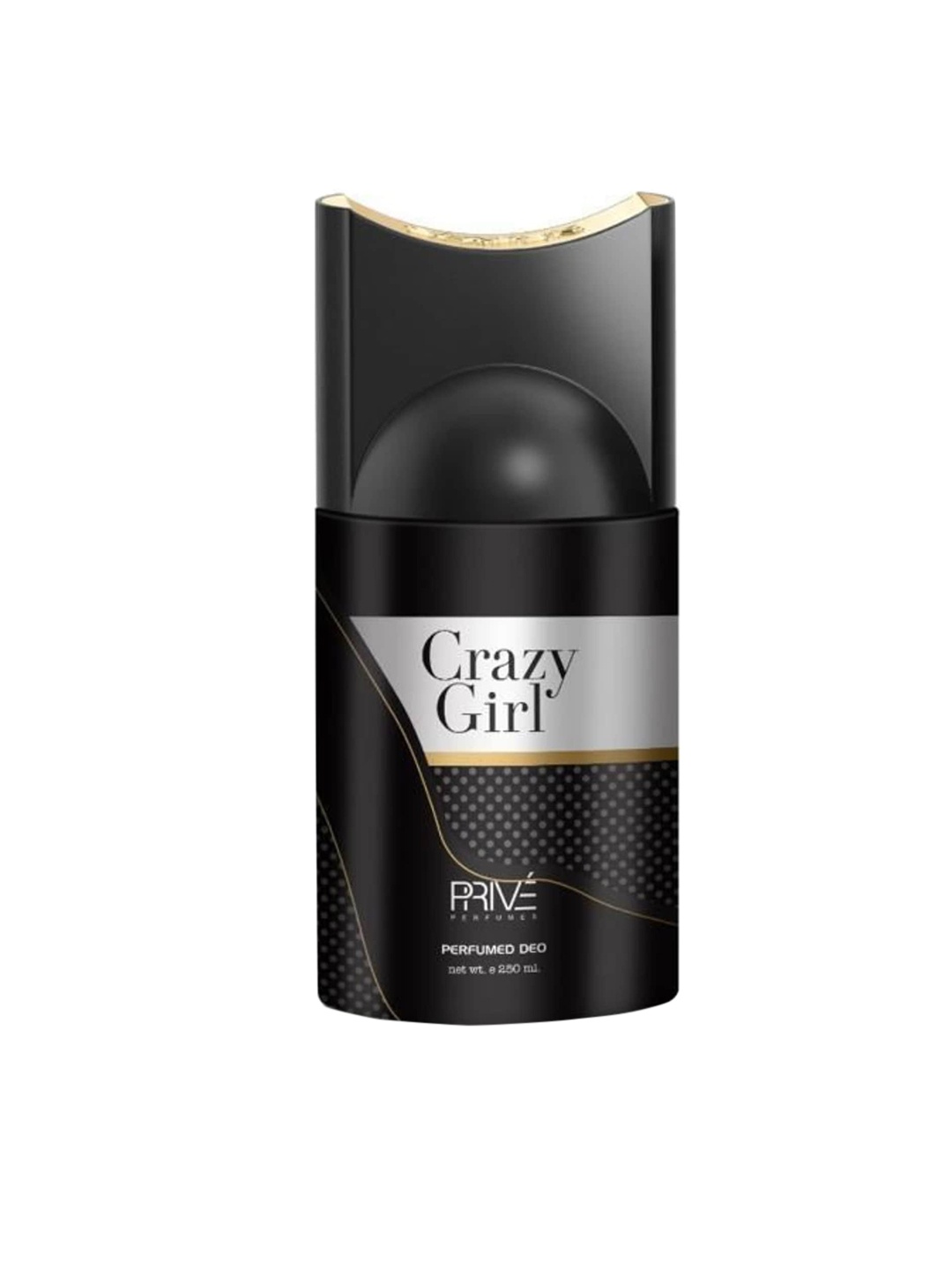 

Emper Prive Crazy Girl Perfumed Spray Deordrant 350g, Black