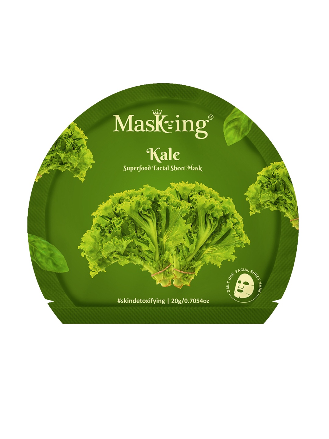 

MasKing Kale Superfood Facial Sheet Mask - 20 g, Green