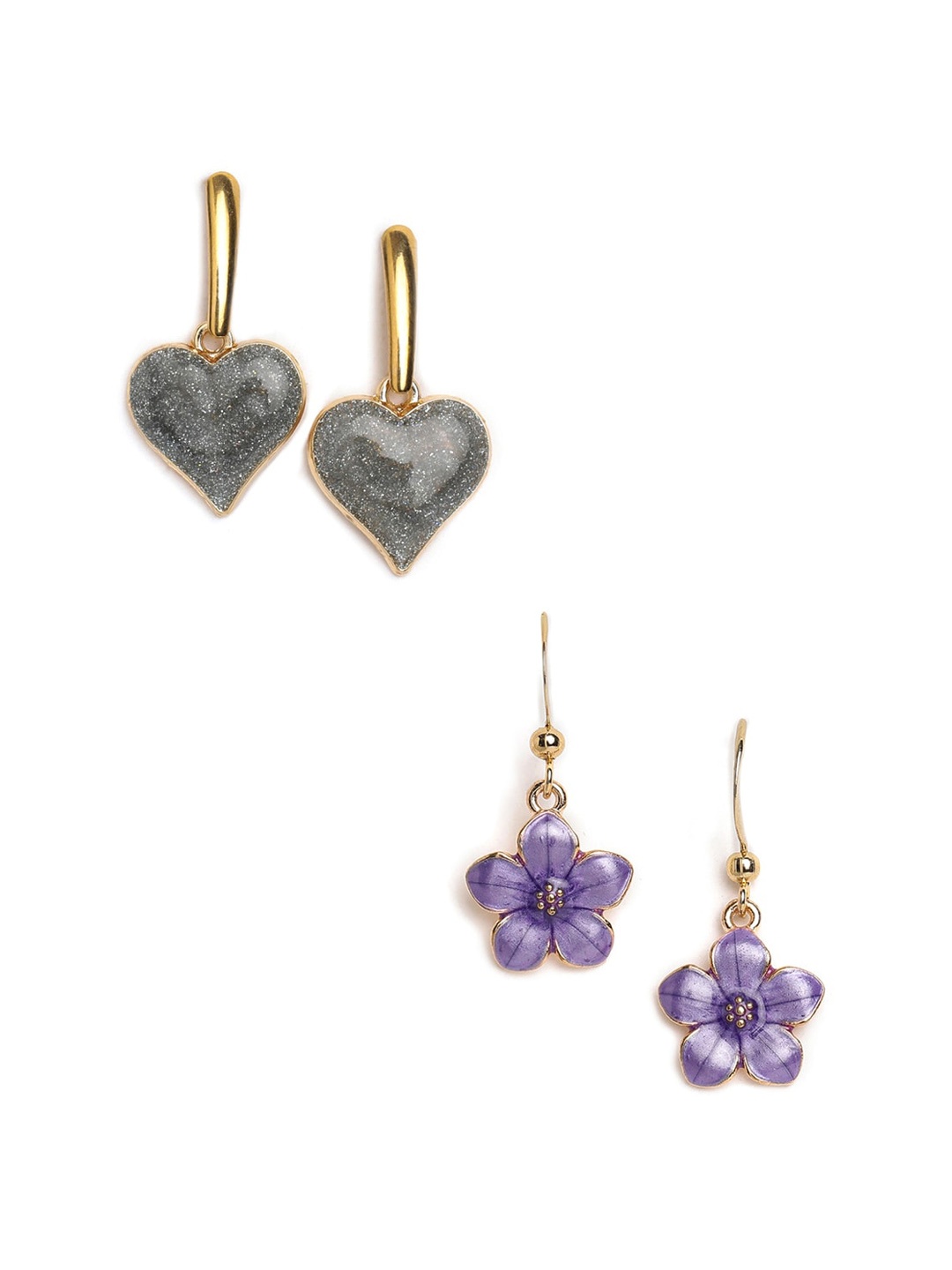 

EL REGALO Contemporary Drop Earrings, Gold