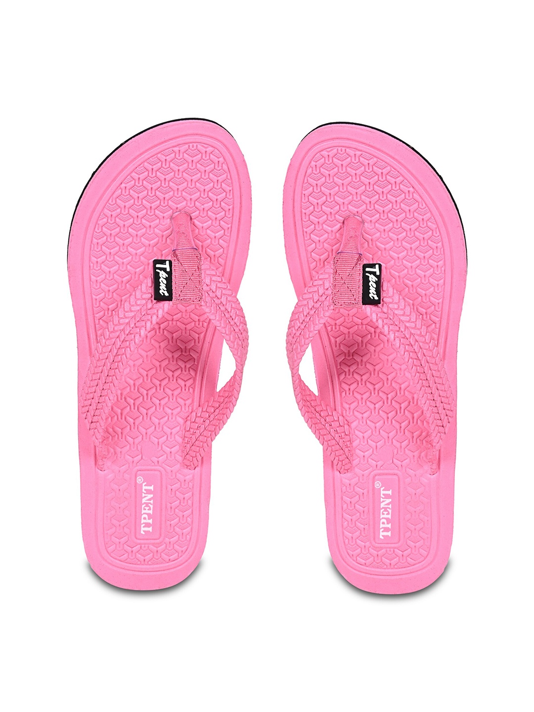 

TPENT Women Anti- Skid & Lightweight Thong Flip-Flops, Pink