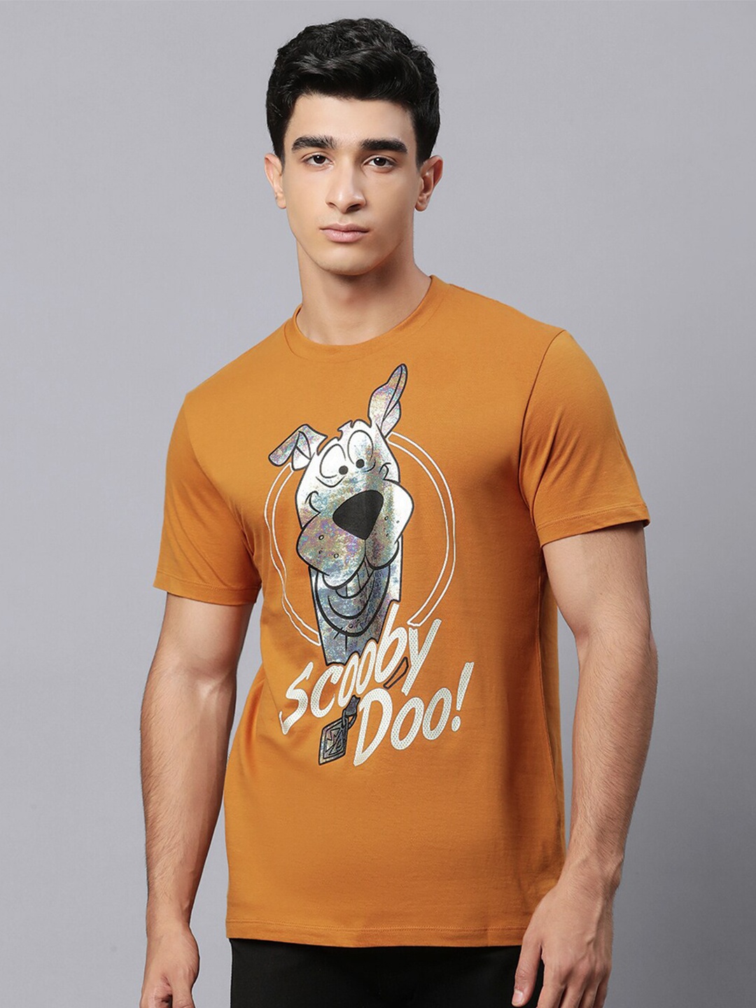 

Free Authority Scooby Doo Printed Pure Cotton T-Shirt, Brown