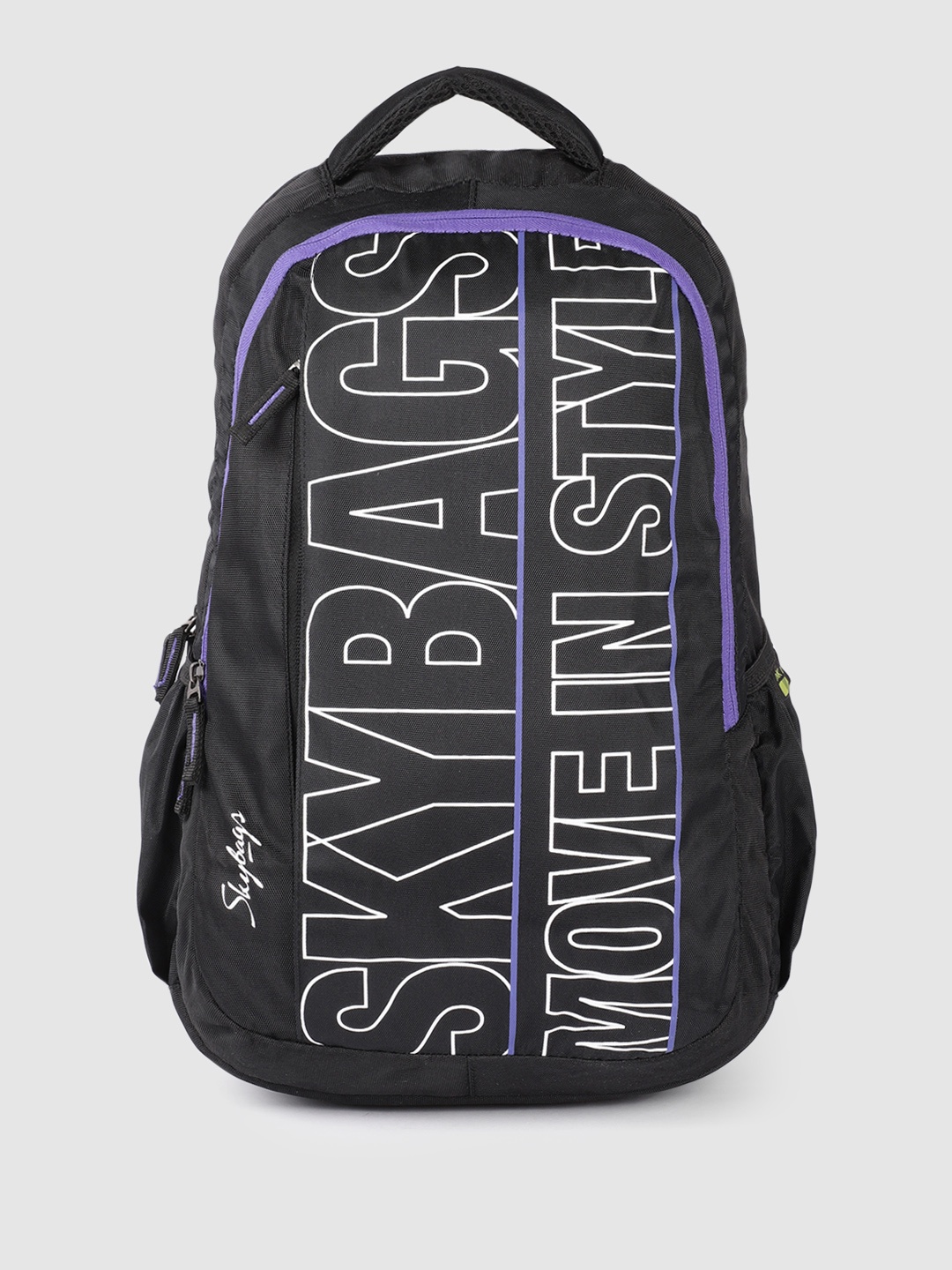 

Skybags Unisex Graf Plus 01 Brand Logo Printed Backpack, Black