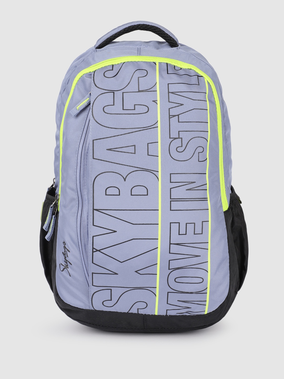 

Skybags Unisex Graf Plus Brand Logo Printed Backpack, Grey