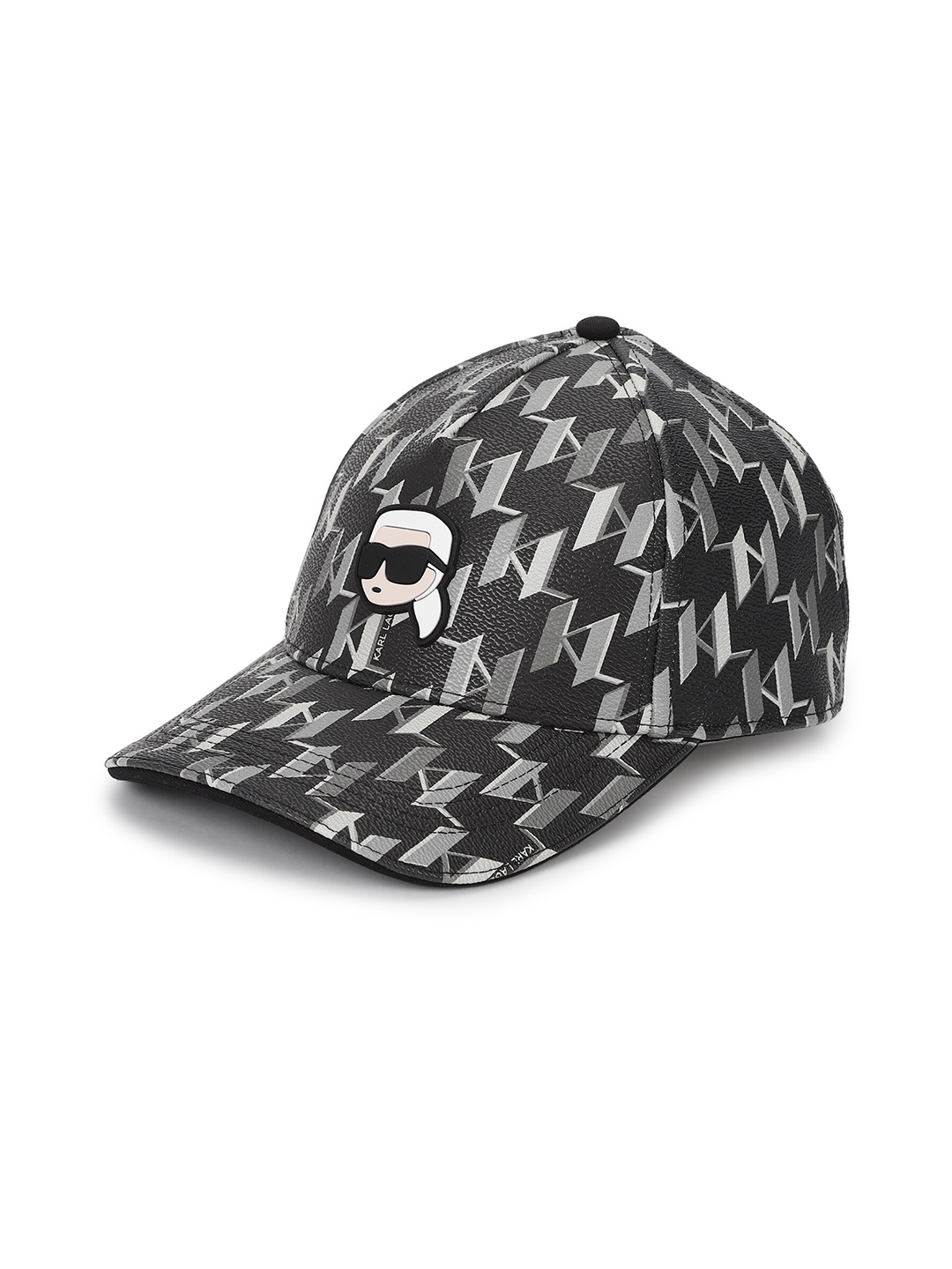 

Karl Lagerfeld Men Printed Baseball Cap, Black