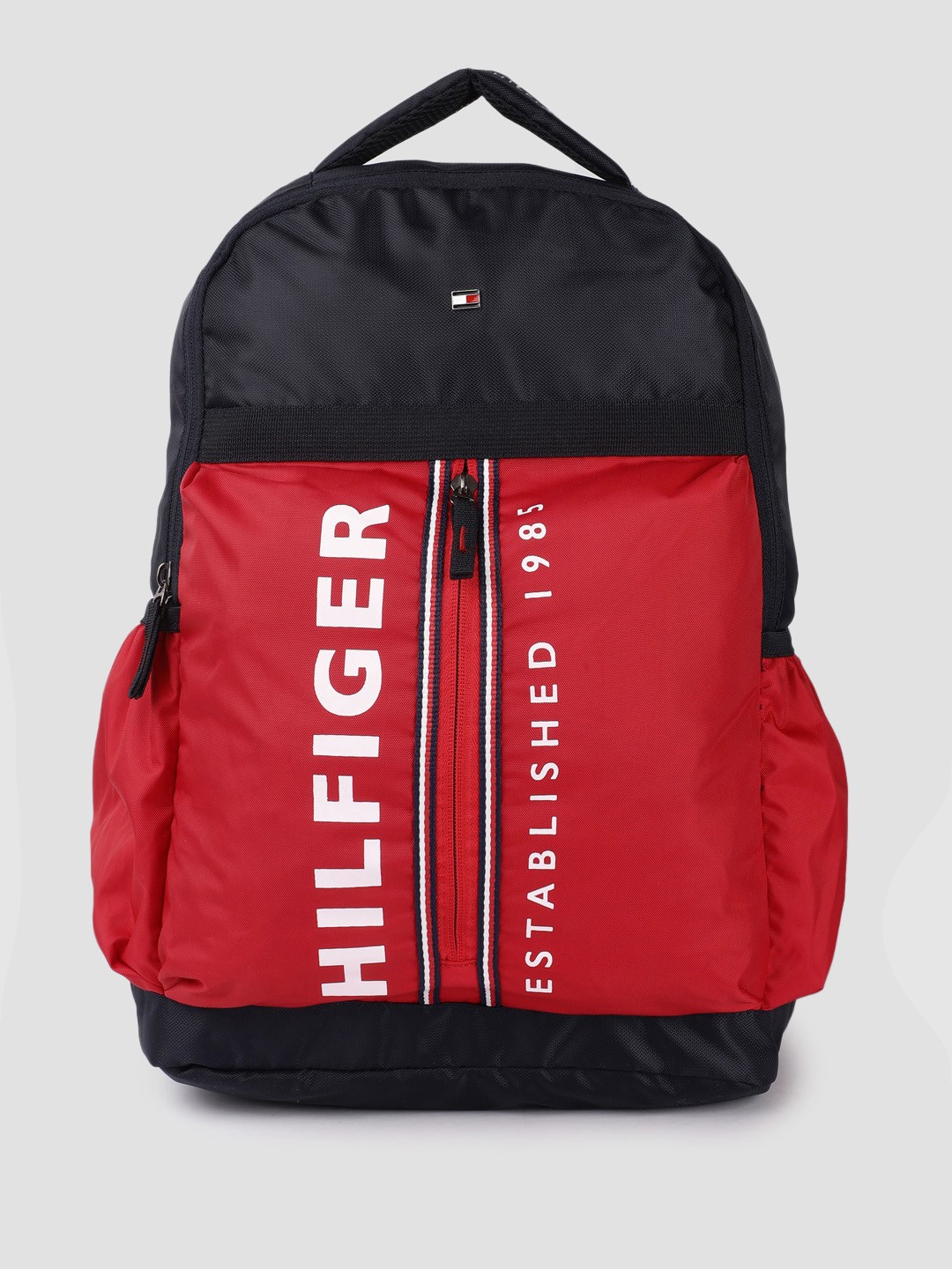 

Tommy Hilfiger Unisex Brand Logo Printed Backpack, Red
