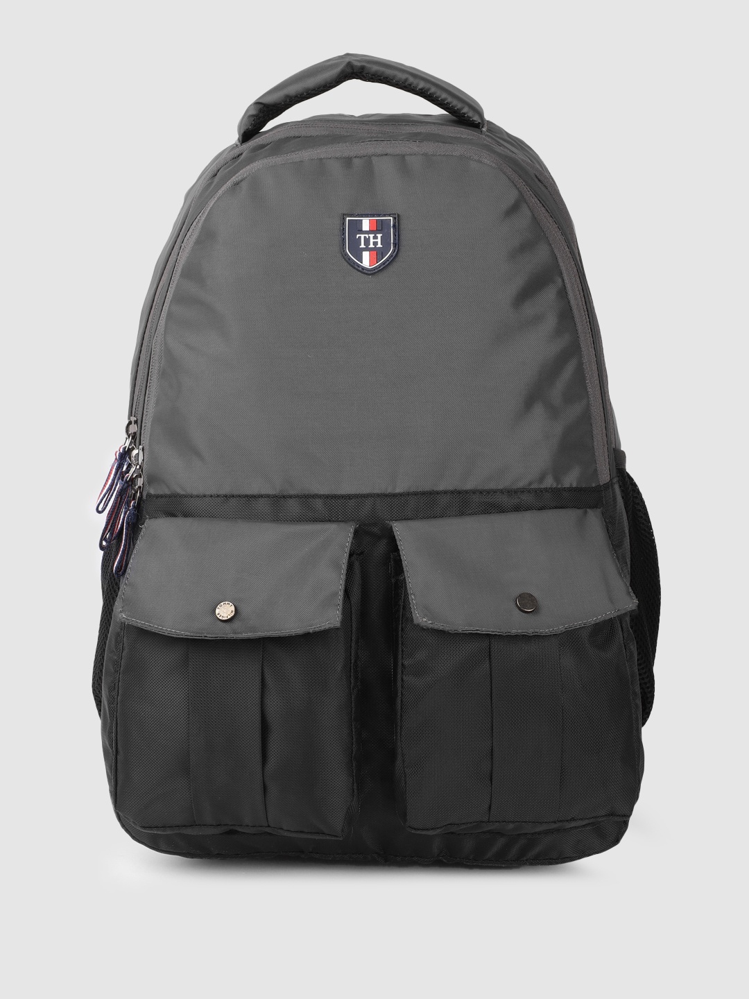 

Tommy Hilfiger Unisex Solid Backpack, Grey