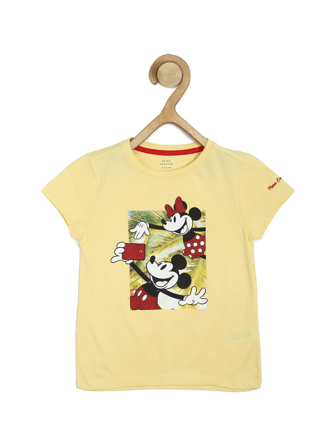 

Peter England Girls Mickey & Minnie Printed T-shirt, Yellow