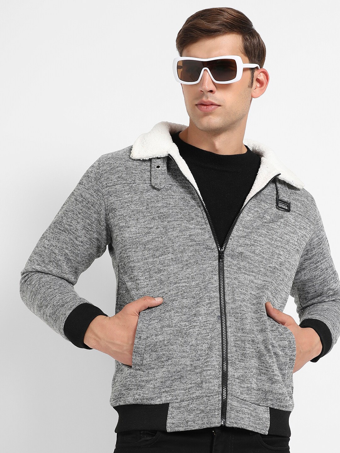 

Campus Sutra Windcheater Outdoor Sporty Jacket, Grey