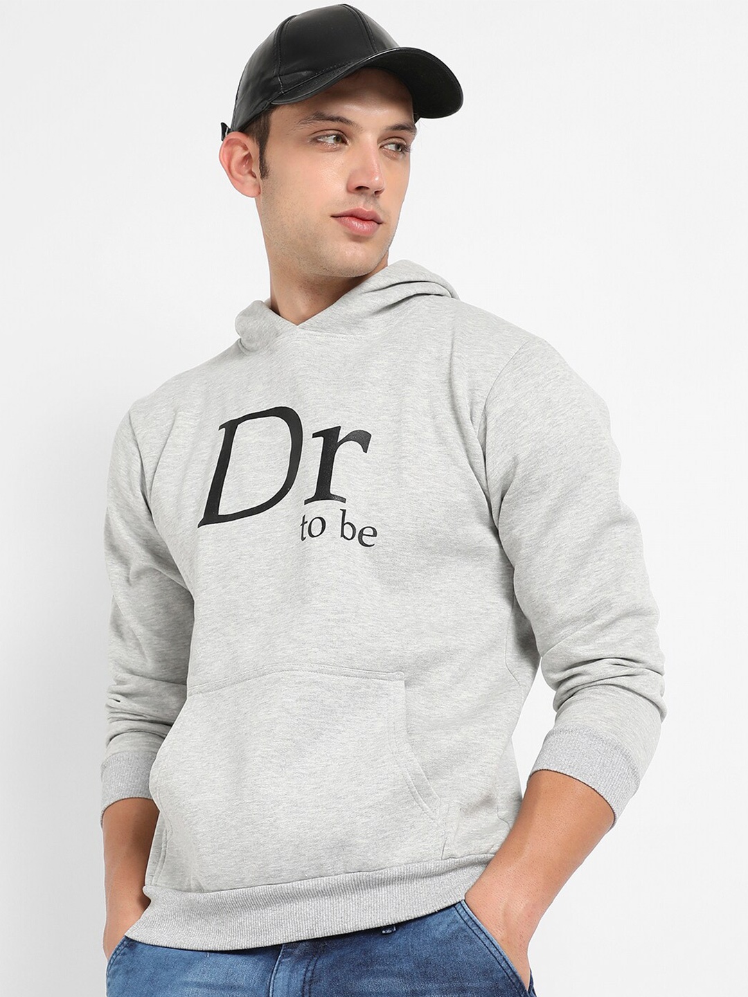 

Campus Sutra Typography Printed Cotton Sweatshirt, Grey