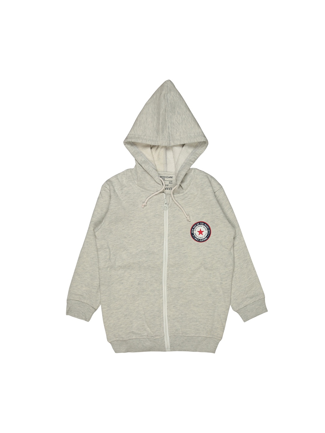 

Bodycare Boys Fleece Hooded Sweatshirt, Grey