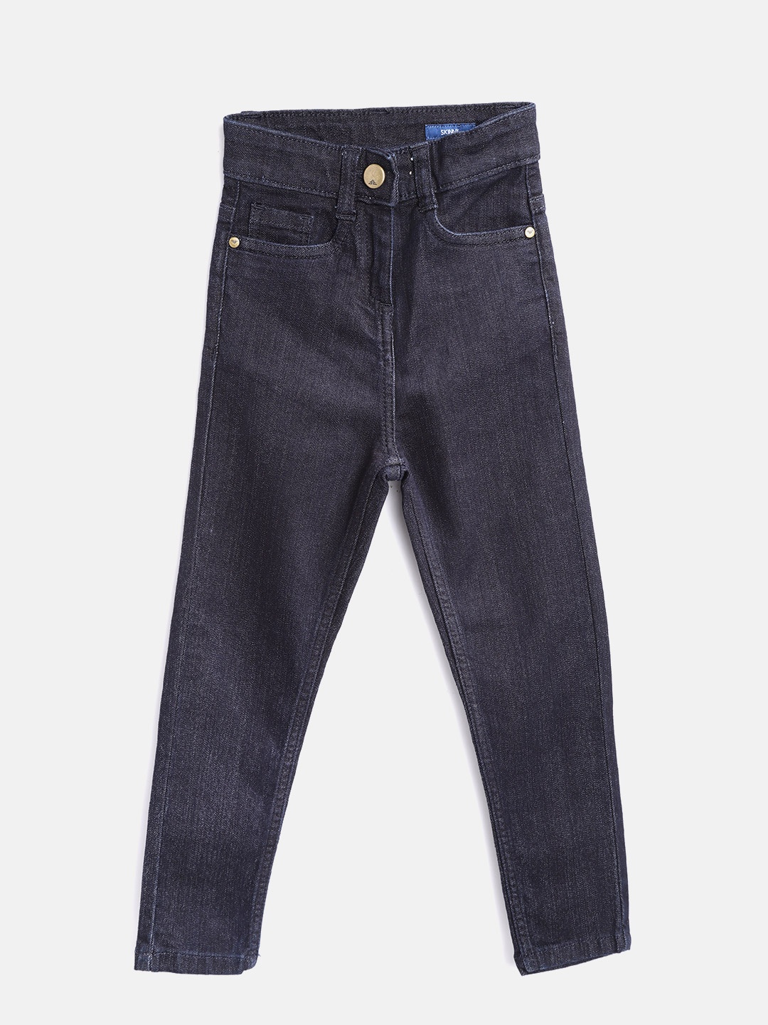 

Fame Forever by Lifestyle Girls Navy Skinny Fit High-Rise Clean Look Stretchable Jeans, Navy blue