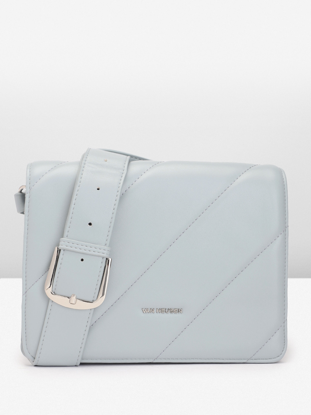 

Van Heusen Women Solid Sling Bag, Blue