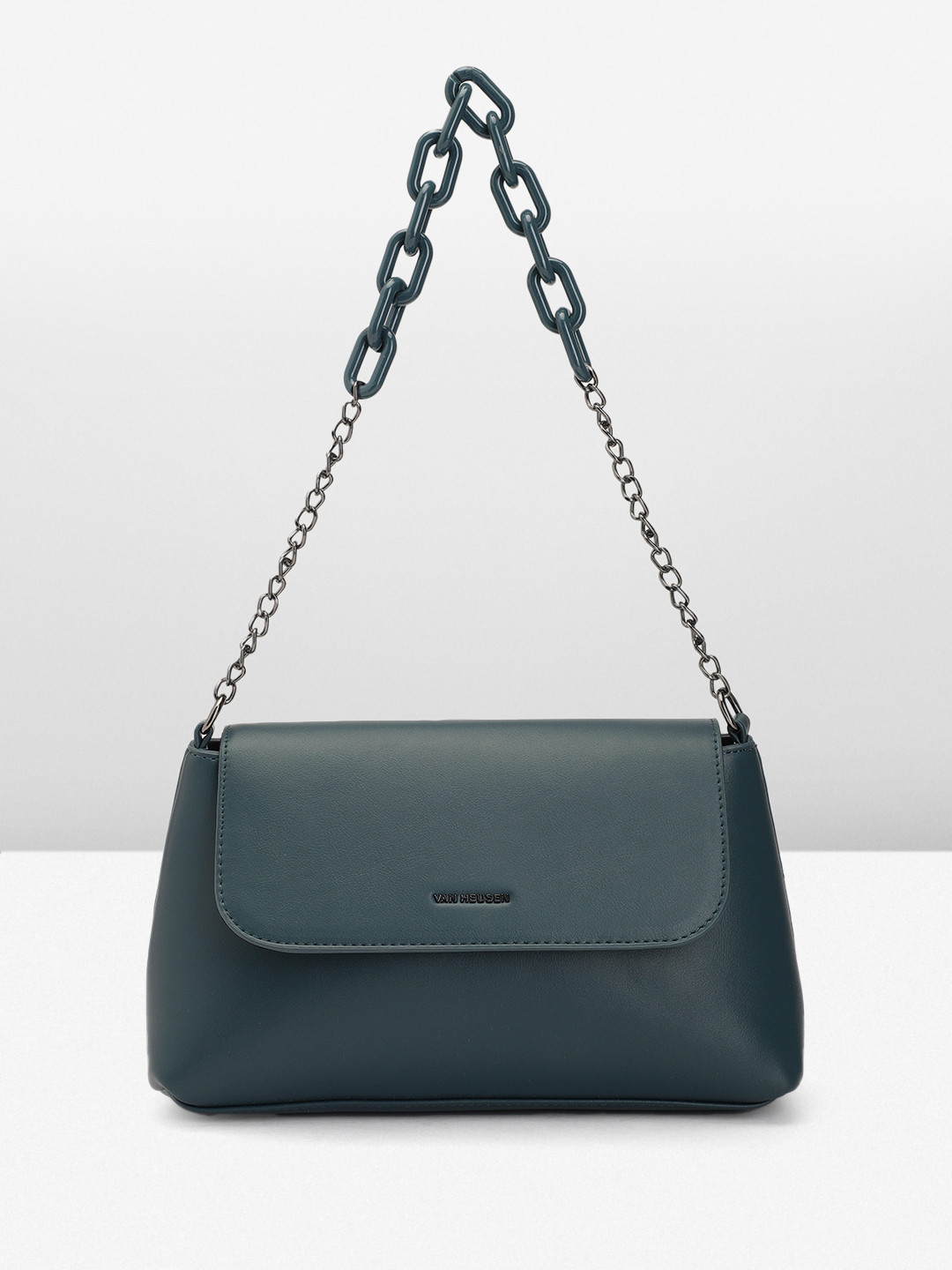 

Van Heusen Solid Satchel, Teal
