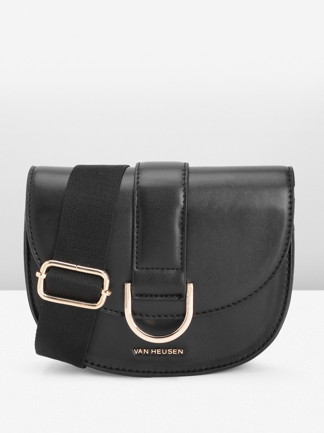 

Van Heusen Half Moon Sling Bag, Black