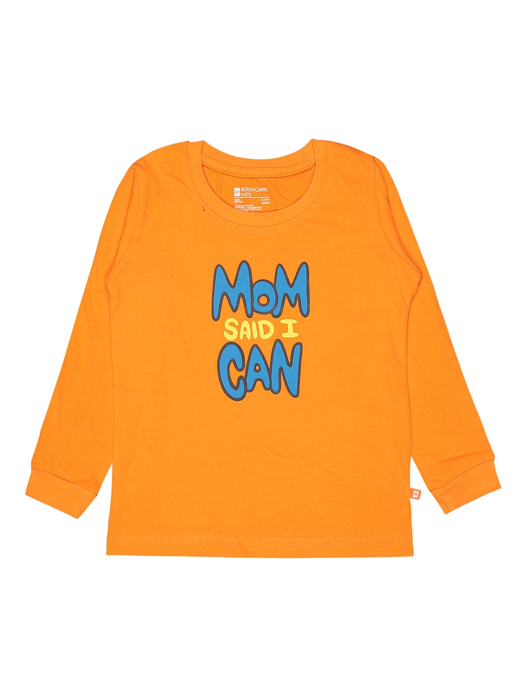 

Bodycare Boys Typography Printed Cotton T-shirt, Orange