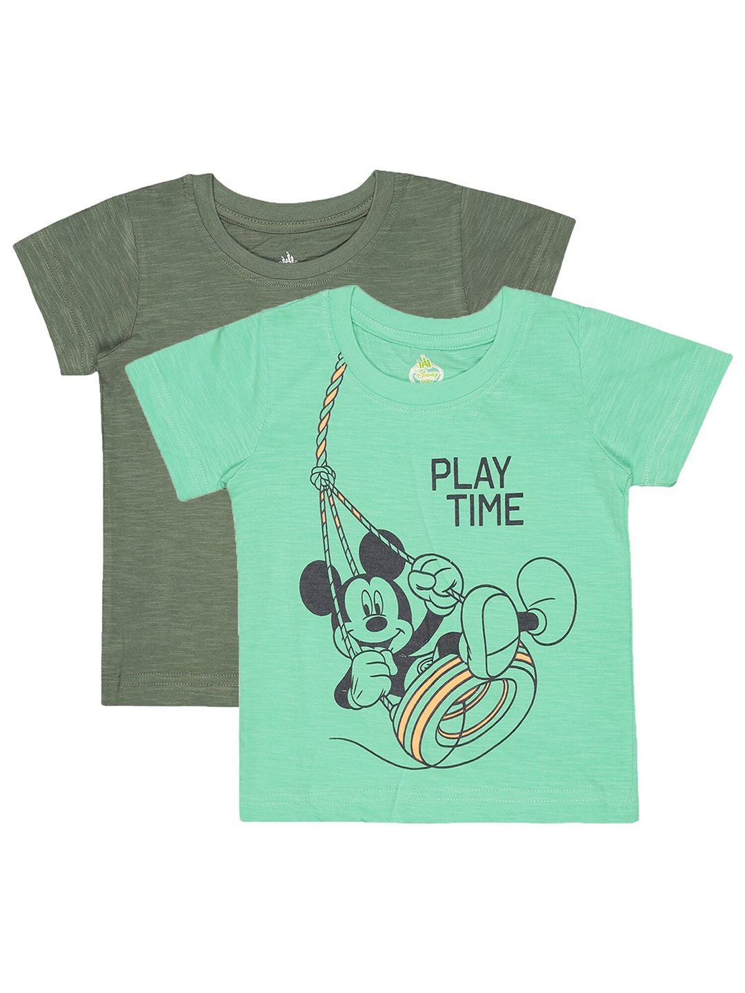 

Bodycare Boys Pack Of 2 Assorted Mickey Mouse Printed Cotton T-shirt