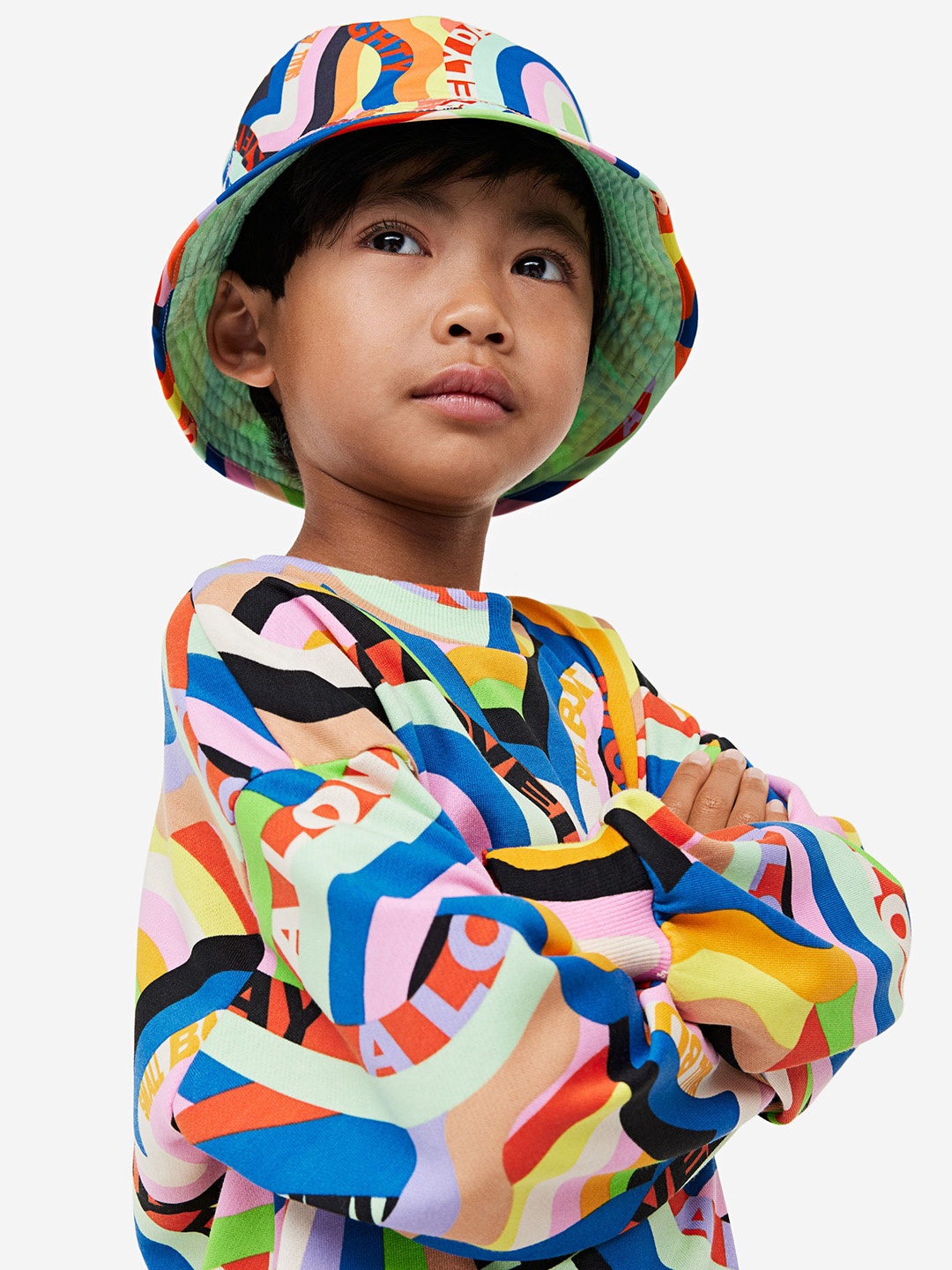 

H&M Reversible Bucket Hat, Green