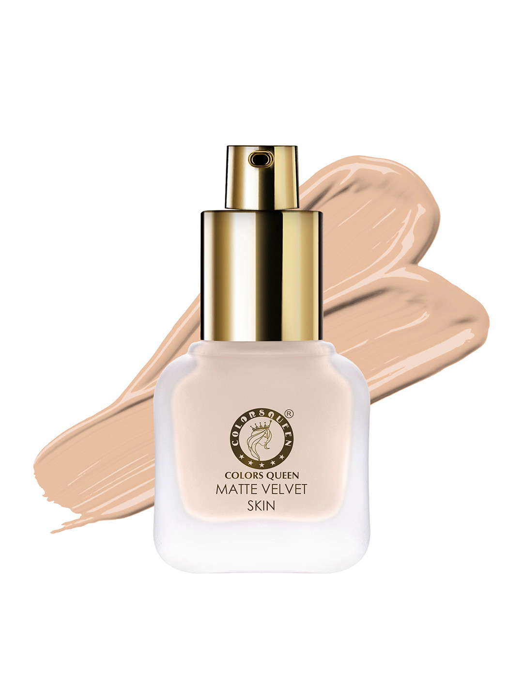 

Colors Queen Matte Velvet Real Base Oil Free Foundation - 35ml - Warm Porcelain, Na