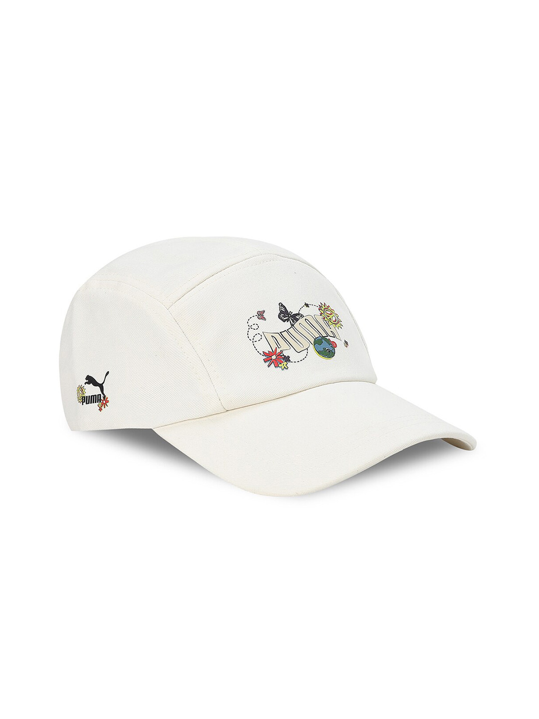 

Puma Unisex 1DER 5-Panel Graphic Cap, Cream
