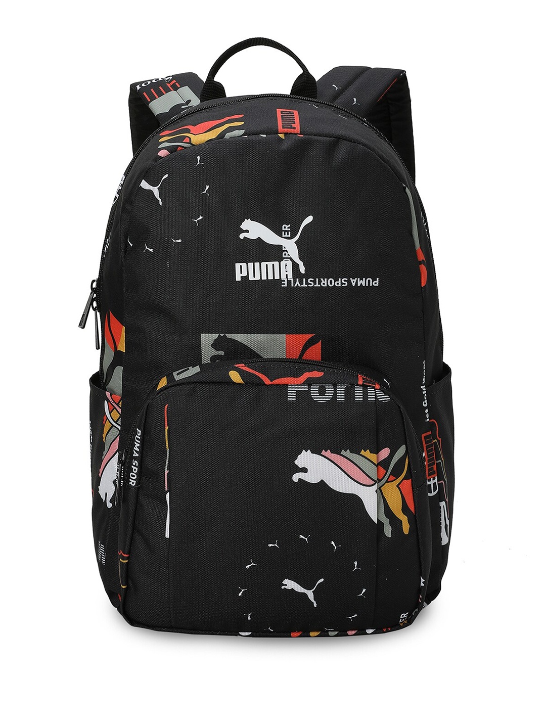 

Puma Classics Archive Brand Logo Printed 14 Inch Laptop Backpack, Black