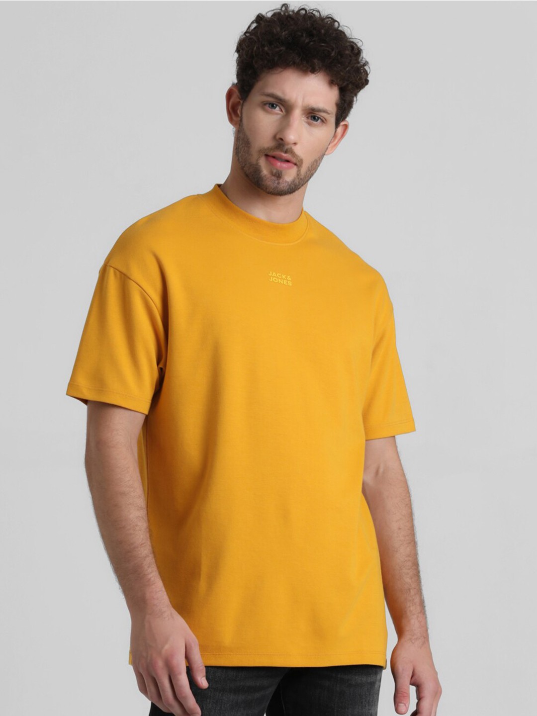 

Jack & Jones Drop-Shoulder Sleeves Oversized T-shirt, Yellow