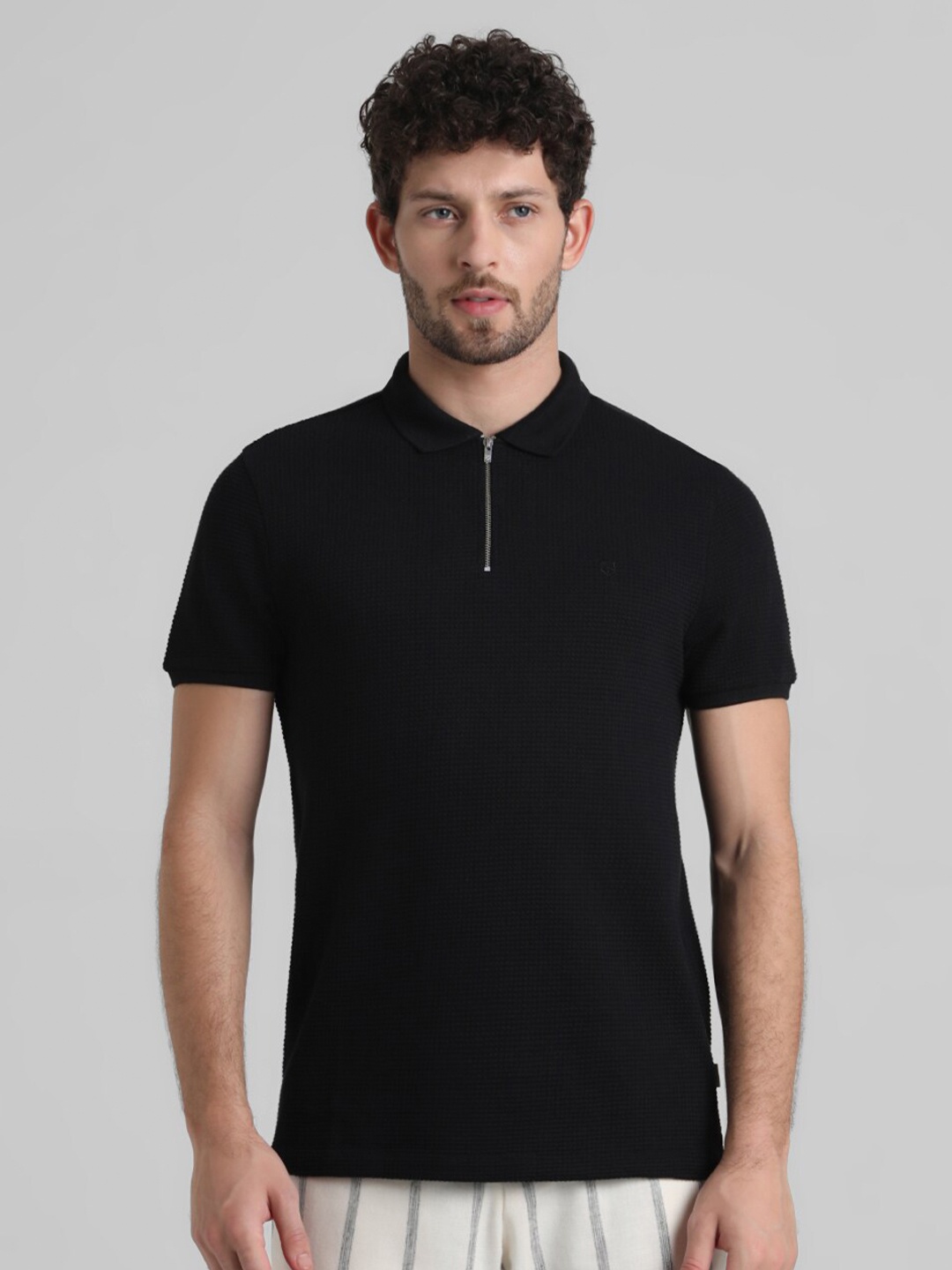 

Jack & Jones Polo Collar Short Sleeves T-shirt, Black