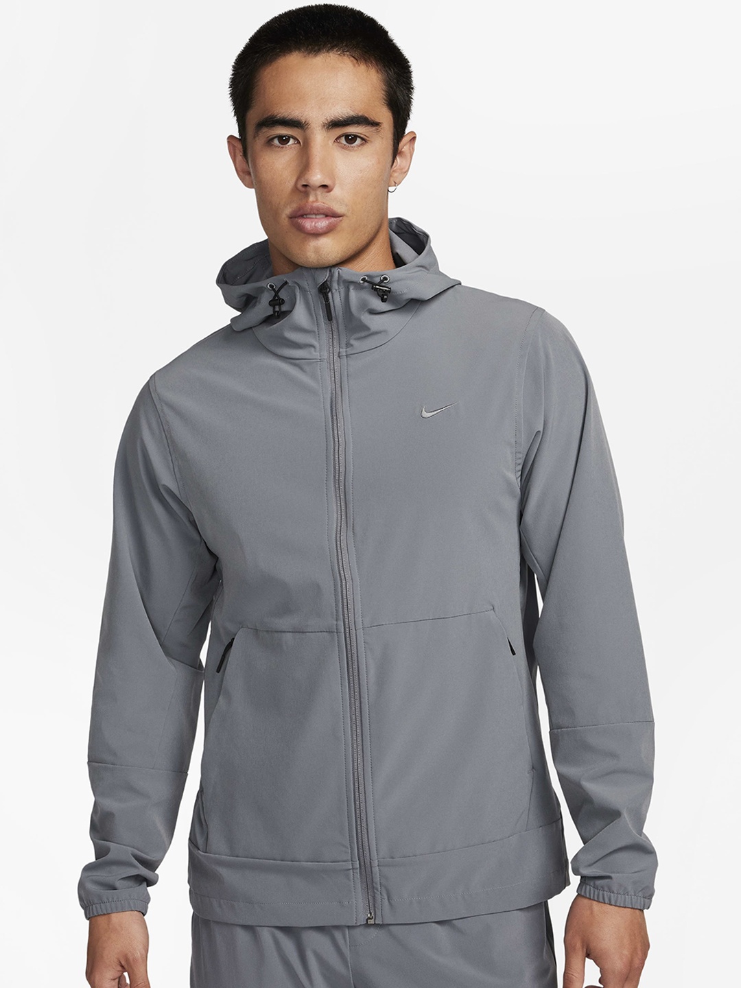 

Nike Repel Unlimited Water-Repellent Hooded Versatile Jackets, Grey