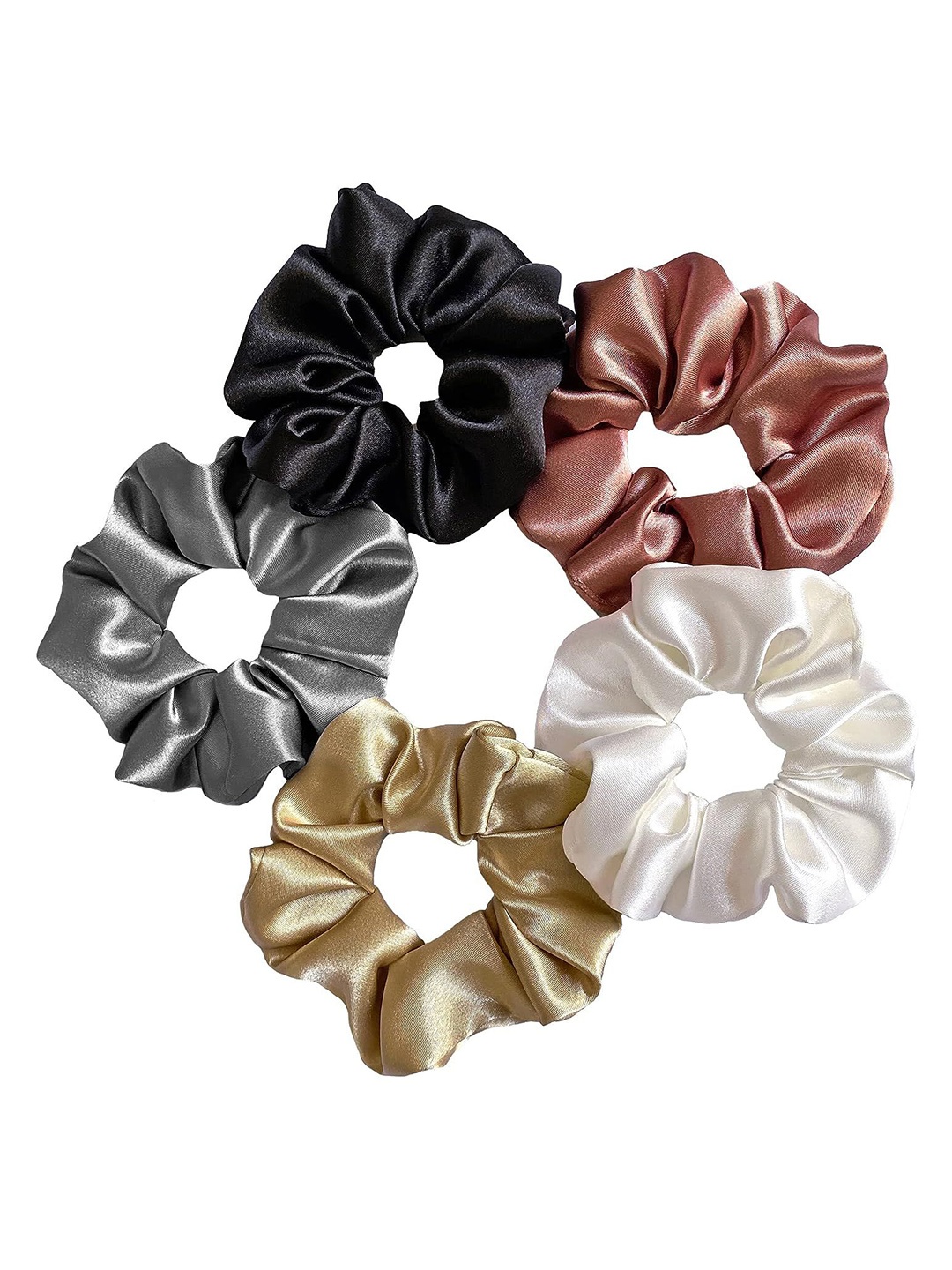 

DN Creation Women Assorted Set of 5 Ponytail Holders