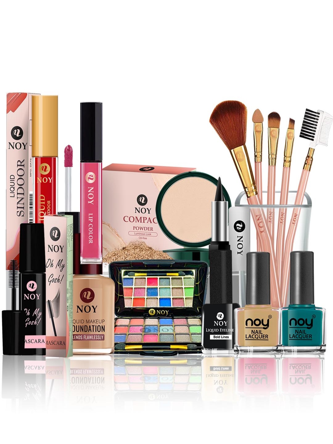 

NOY 15Pcs Enchant Makeup Combo - No. 110, Peach