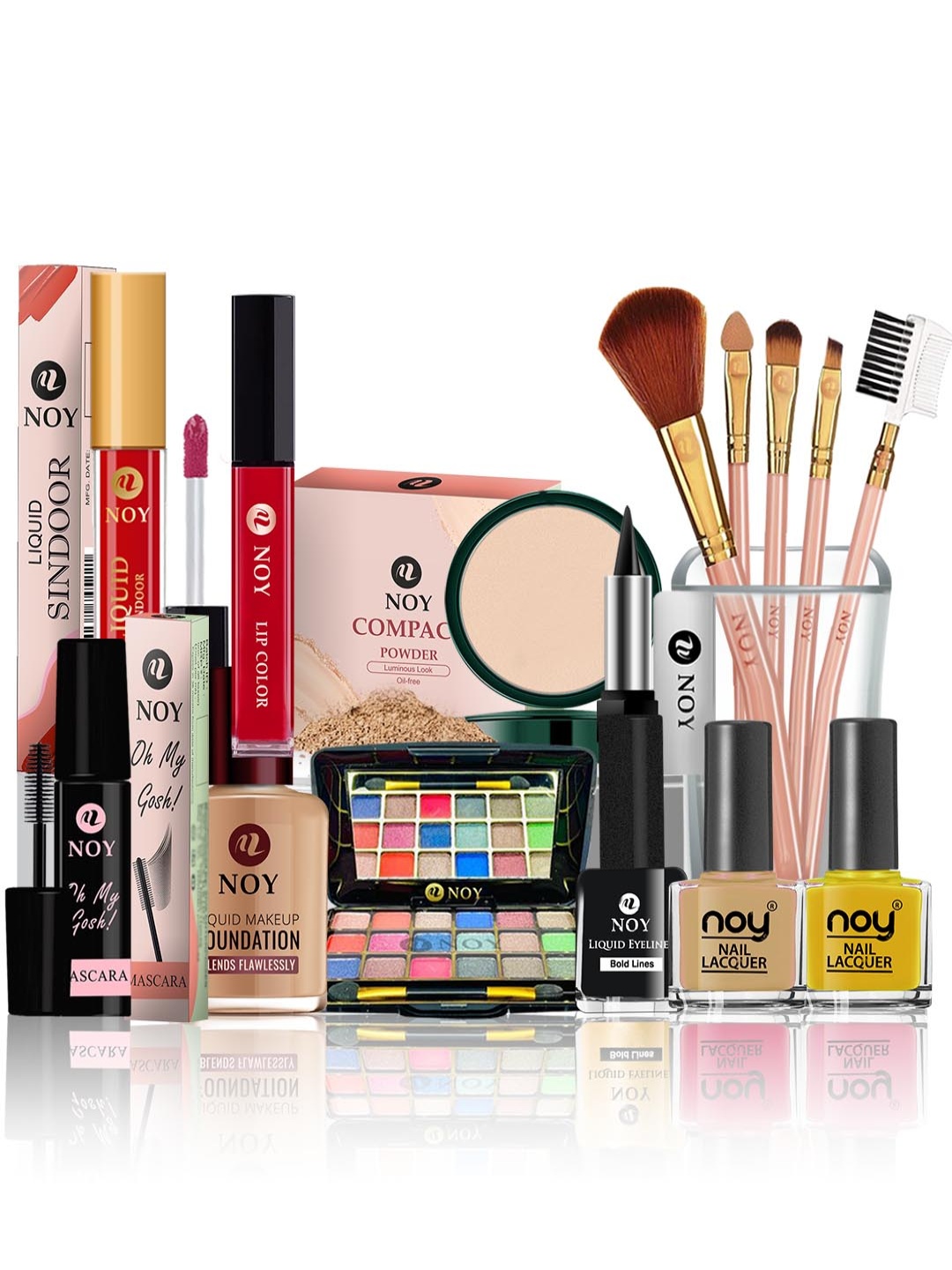 

NOY Set Of 15 Glamour Makeup Combo - No. 120, Red