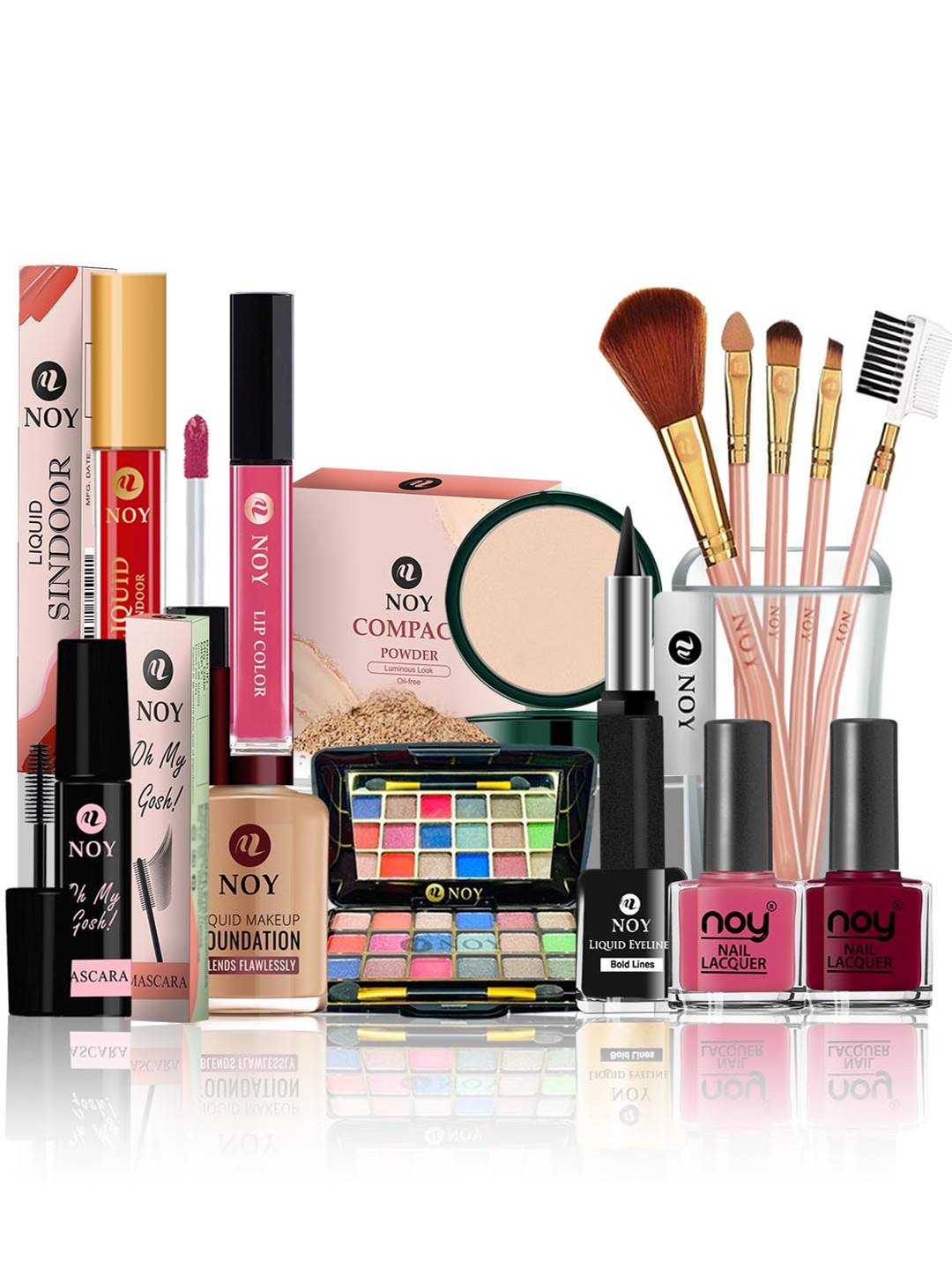 

NOY Set Of 15 Allure Makeup Gift Set - NO#214, Peach